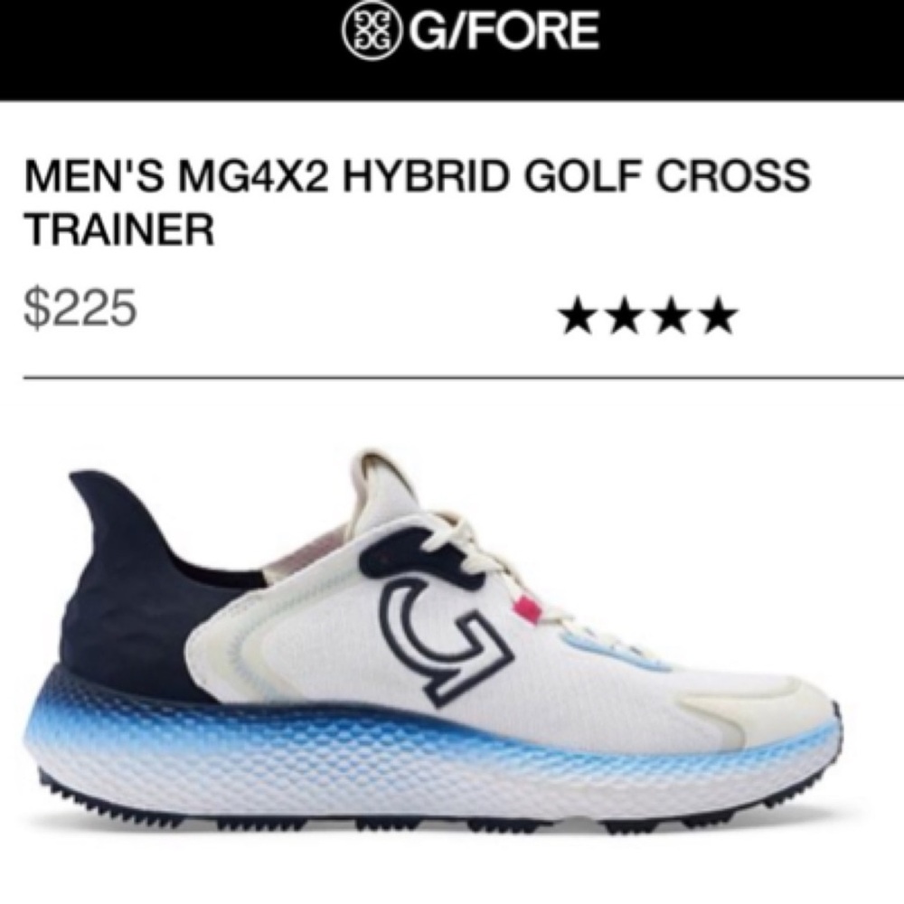 G/FORE MG4X2 Cross Trainer Spikeless Golf Shoe